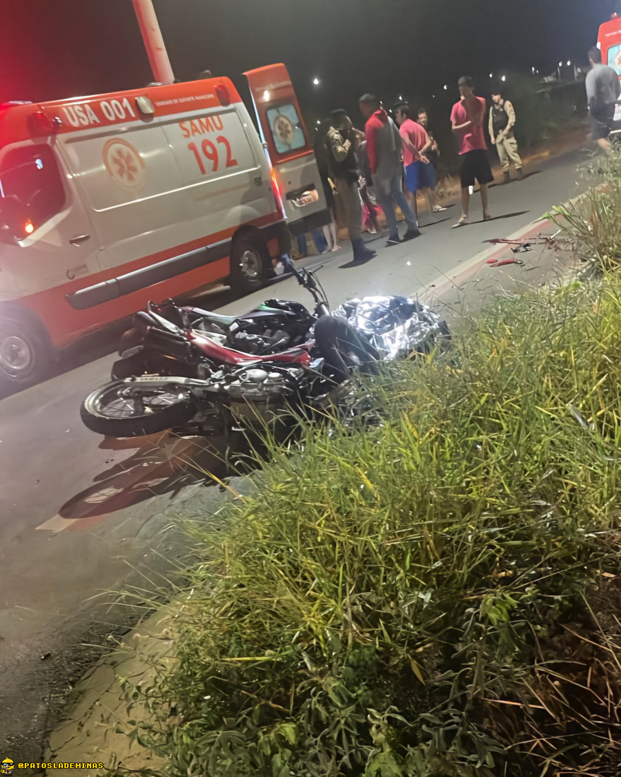 Motociclista morre em colisão frontal no bairro Sorriso