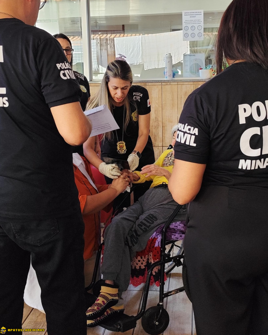 Patos de Minas: Polícia Civil emite Carteiras de Identidade em lar de idosos e encerra o Junho Violeta com ação de inclusão e cidadania