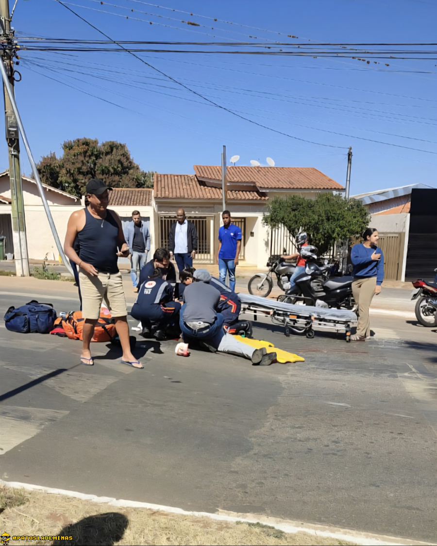 Passageiro de moto morre após grave acidente na Avenida Marabá, em frente ao Supermercado BH