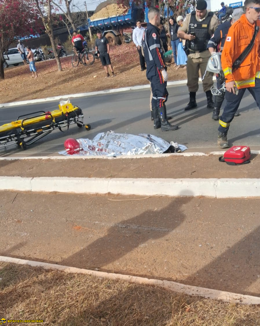 Homem de 42 anos morre em grave acidente com motocicleta na avenida JK