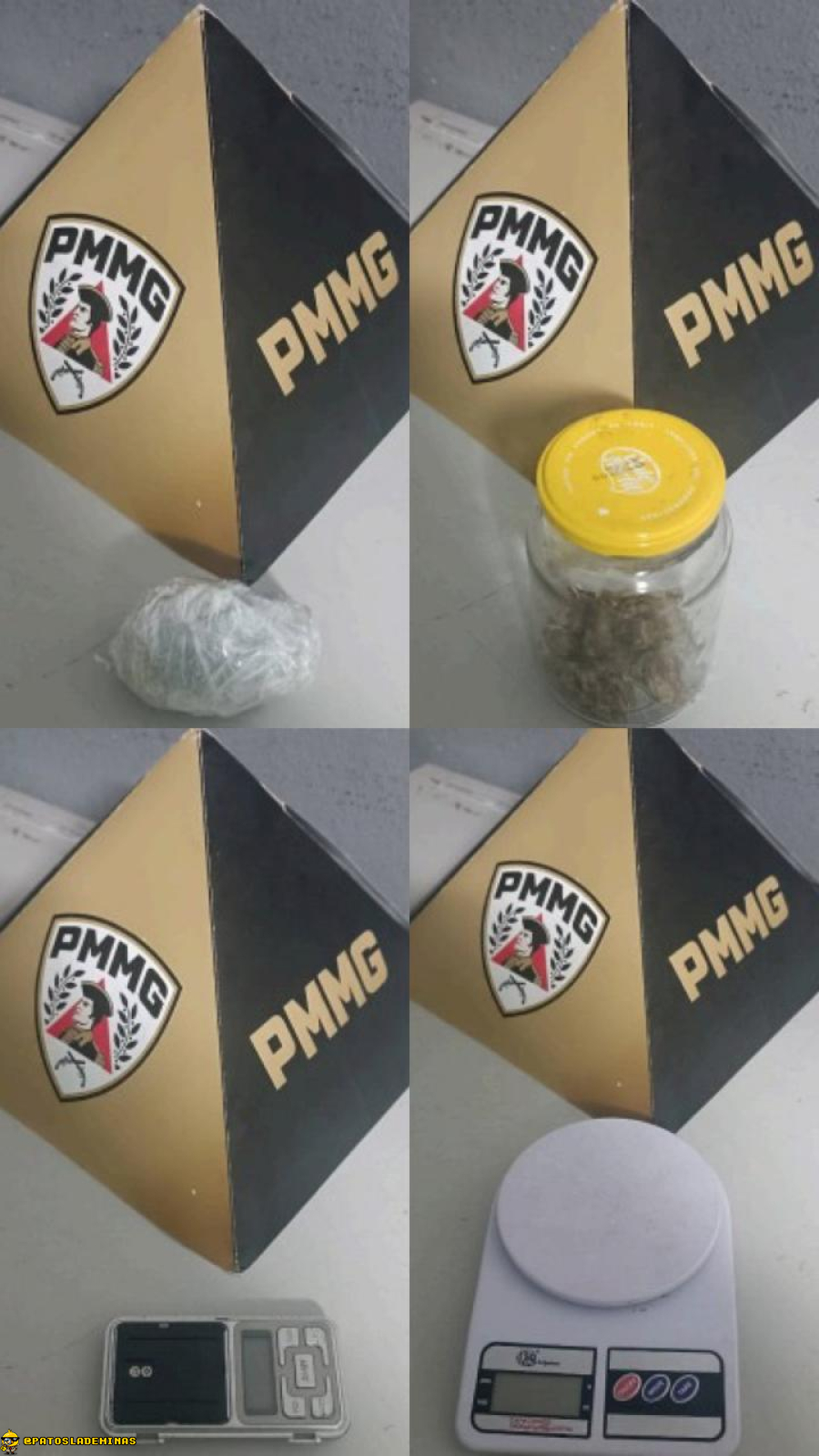 Homem é preso por tráfico de drogas no bairro Sebastião Amorim após ação com cão farejador